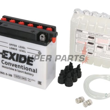 Μπαταρία -EXIDE- 12N5.5-3B, 6Ah 12V