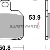 Τακάκια φρένων -BREMBO- 07BB20CC, Aprilia RSV/Tuono/Capo Nord, Benelli TNT/Tornado/TreK, Ducati Monster/Multistrada/1098/1198/Hypermotard/Sportclassic, Honda FES/ST, KTM RC8/Super Duke, Moto Guzzi Breva/Nevada/V7, Piaggio Beverly/X8
