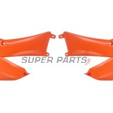 Μπροστινά πλαϊνά πλαστικά -POLISPORT- πορτοκαλί, KTM SX 85 2006-2012