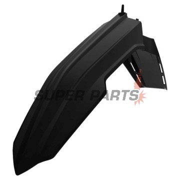 Μπροστινό φτερό Supermoto -POLISPORT- μαύρο, SUZUKI RM-Z 250/450 2019-2023