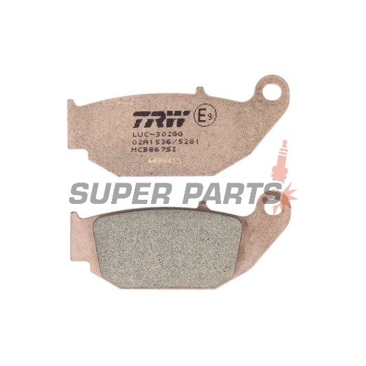 Τακάκια φρένων -TRW- MCB867SI, Honda MSX/Grom 125