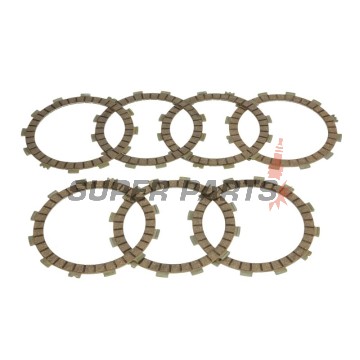 Σετ δίσκων συμπλέκτη -FERODO- FCD1229, Yamaha MT-07/Tracer 700/XSR700 (2014-2019), Yamaha XVS650 Drag Star/Classic (1998-2007), Yamaha YZ250 (1988-1992)