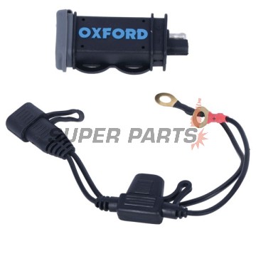 Αντάπτορας αναπτήρα -OXFORD- 12v, με ασφάλεια