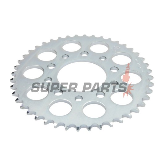 Πίσω γρανάζι -JT- JTR1332,44, 44 δόντια, ατσάλινο, Honda CB 400 1991-2005, 2012, CB 500 1994-2003, CB 750 1991-2003, CB-1 400 1989-1991, CMX 450 1986-1987, GB 400 2011-2012, GB 500 1989-1990, NTV 650 1988-1991, NV 400 1995-1997