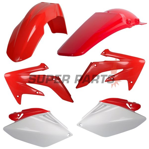 Σετ πλαστικών -POLISPORT- HONDA CRF 250 2008-2008