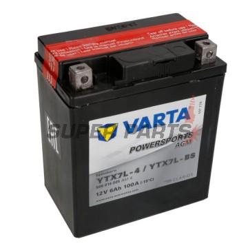 Μπαταρία -VARTA- YTX7L-BS, 6Ah 12V