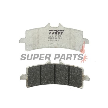 Τακάκια φρένων -TRW- MCB792CRQ, Ducati 848/1098/1198/1299, Hypermotard 1100, Monster 1200, Multistrada 1200/1260, Panigale 1199/1299, Streetfighter 1099, Husaberg FS 650, Husqvarna FS 450/Nuda 900, Kawasaki H2/ZX-10R/Z1000, KTM 450/690/990/1190/1290, Suzu