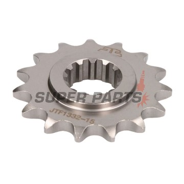 Μπροστινό γρανάζι -JT- JTF1332,15, 15 δόντια, Honda CB 1000 2018-2020, CB 400 1991, CB 500 1994-2003, CB 750 1991-2003, CB-1 400 1989-1991, GB 500 1989-1990, NTV 650 1988-1991, RVF 750 1994-1998, VFR 800 2014-2017, VT 600 1990-2000