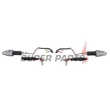 Σετ φλας -OXFORD- Signal 15, κοντό μπράτσο, 12 LED, μαύρα