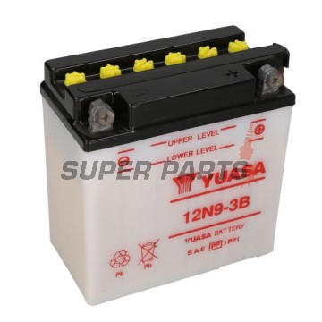 Μπαταρία -YUASA- 12N9-3B, 10Ah 12V
