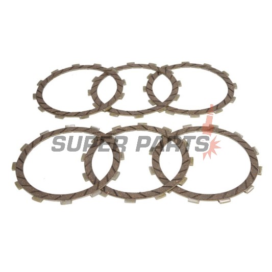 Σετ δίσκων συμπλέκτη -4 RIDE- TCS4439, Arctic Cat Bear Cat 454 1996-1998, Kawasaki KLF 400 1993-1998, KX 250/420 1980-1981, Suzuki LT-F 400/500 1998-2011