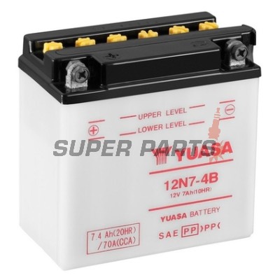 Μπαταρία -YUASA- 12N7-4B, 7Ah 12V