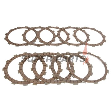 Σετ δίσκων συμπλέκτη -FERODO- FCD0385, Bimota SB8K Santa Monica, Kawasaki KLV1000, ZZR1400, KTM RC8 1190/1190R, Suzuki DL1000 V-Strom, GSX1300R Hayabusa, GSX1300BK B-King, SV1000/SV1000S (2002-2017)