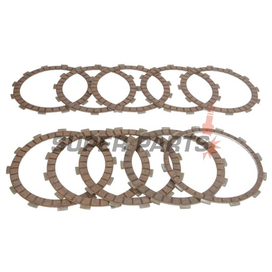 Σετ δίσκων συμπλέκτη -FERODO- FCD0385, Bimota SB8K Santa Monica, Kawasaki KLV1000, ZZR1400, KTM RC8 1190/1190R, Suzuki DL1000 V-Strom, GSX1300R Hayabusa, GSX1300BK B-King, SV1000/SV1000S (2002-2017)