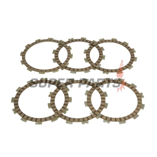 Σετ δίσκων συμπλέκτη -FERODO- FCD0317, Suzuki DR500S/600S/600R Dakar (1981-1989), LS650 Savage F/P (1986-2001)