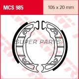 Σιαγόνες φρένων -TRW- MCS985, 105x20mm, Piaggio/Vespa Free 1 50, Zip+Zip 50 (1993-1998)