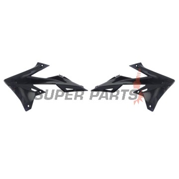 Μπροστινά πλαϊνά πλαστικά -POLISPORT- μαύρα, SUZUKI RM-Z 250/450 2018-2023