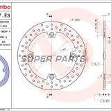 Δίσκος φρένου -BREMBO- 68B407E3, Kawasaki KLV 1000 (2004-2006)Suzuki DL (V-Strom) 650-1000 (2004-2021)