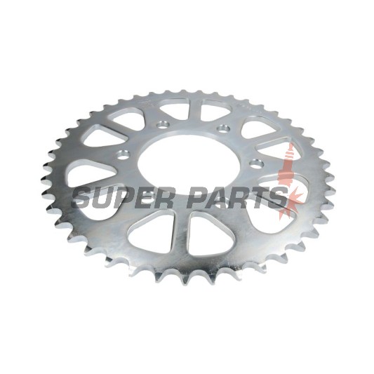 Πίσω γρανάζι -JT- JTR478,43, 43 δόντια, ατσάλινο, Kawasaki EN 650 2015-2020, ER-6F 650 2006-2016, ER-6N 650 2005-2016, EX 650 2006-2019, KLE 650 2007-2020, Z 650 2017-2020, Z 750 2004-2012, Z 800 2013-2016, ZR 750 2005-2006, ZR 800 2013