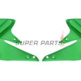 Μπροστινά πλαϊνά πλαστικά -POLISPORT- πράσινα, KAWASAKI KX 250 2004-2005