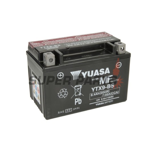 Μπαταρία -YUASA- YTX9-BS, 8Ah 12V