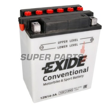 Μπαταρία -EXIDE- 12N14-3A, 14Ah 12V