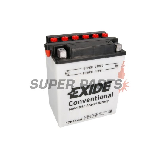 Μπαταρία -EXIDE- 12N14-3A, 14Ah 12V