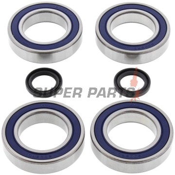 Σετ ρουλεμάν τροχού -4 RIDE- πίσω, Kawasaki KLT 200 1983-1984, Kawasaki KLT 250 1984-1985