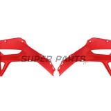 Μπροστινά πλαϊνά πλαστικά -POLISPORT- κόκκινα, HONDA CRF 450 2022-2023