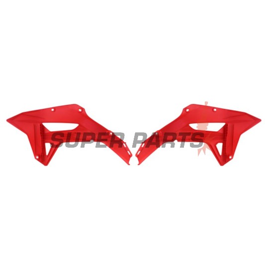 Μπροστινά πλαϊνά πλαστικά -POLISPORT- κόκκινα, HONDA CRF 450 2022-2023