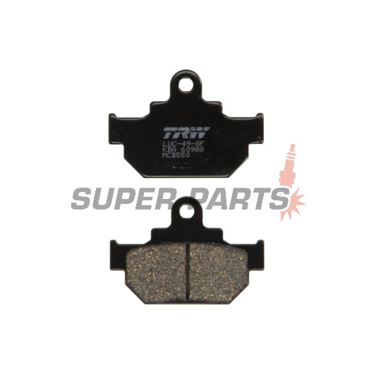 Τακάκια φρένων -TRW- MCB550, Maico 250/500 Cross-Enduro, Suzuki GZ Marauder 125/250, LS650 Savage, RM125, TU250X, VL Intruder 125/250LC (1985-2019)
