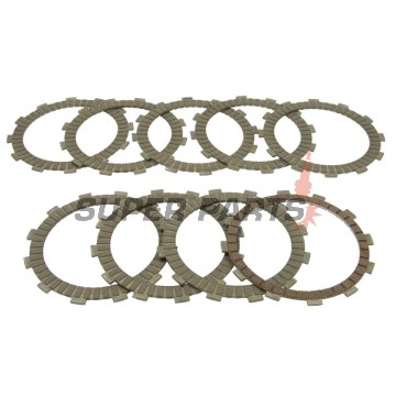 Σετ δίσκων συμπλέκτη -TRW- MCC344-9, Cagiva Navigator 1000 (2000-2005), Raptor/X-Tra Raptor 1000 (2000-2005); MV Agusta Brutale 910S (2005-2007), F4 1000S (2004-2007); Suzuki TL1000S (1999-2000)