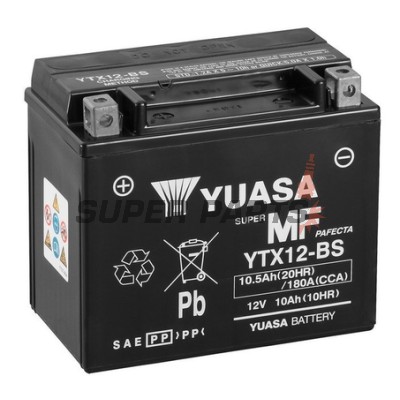 Μπαταρία -YUASA- YTX12-BS, 11Ah 12V