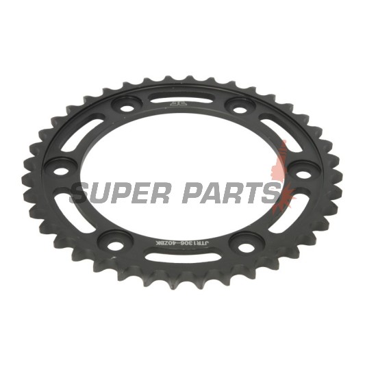 Πίσω γρανάζι -JT- JTR1306,40ZBK, 40 δόντια, μαύρο ψευδάργυρος, ατσάλινο, Honda CBR 1000 2004-2016, CBR 900 2000-2003, RVT 1000 2000-2006, VTR 1000 2000-2006