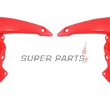 Μπροστινά πλαϊνά πλαστικά -POLISPORT- κόκκινα, HONDA CRF 110 2013-2018