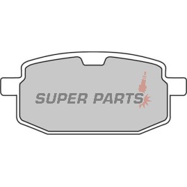 Τακάκια φρένων -FERODO- FDB636EF, Yamaha BW’S/Jog/TZR/Axis, MBK Booster/Target, Peugeot V-Clic, PGO Big Max/Tornado, Malaguti Blog, Italjet Bazooka/Pista 50-160 1988-2010