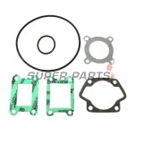 Σετ φλαντζών κυλίνδρου -ATHENA- Aprilia AF1 50 1986-1990, ET 50 1986-1990, κόκκινο Rose 50 1988-1990