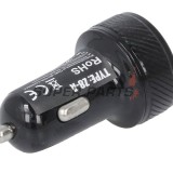 Αντάπτορας USB για αναπτήρα -4 RIDE- 12V, 2xUSB 3.0 + βολτόμετρο - universal
