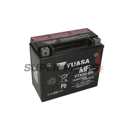 Μπαταρία -YUASA- YTX20-BS, 19Ah 12V