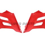 Μπροστινά πλαϊνά πλαστικά -POLISPORT- κόκκινα, GAS GAS EC 125-450 2005-2006