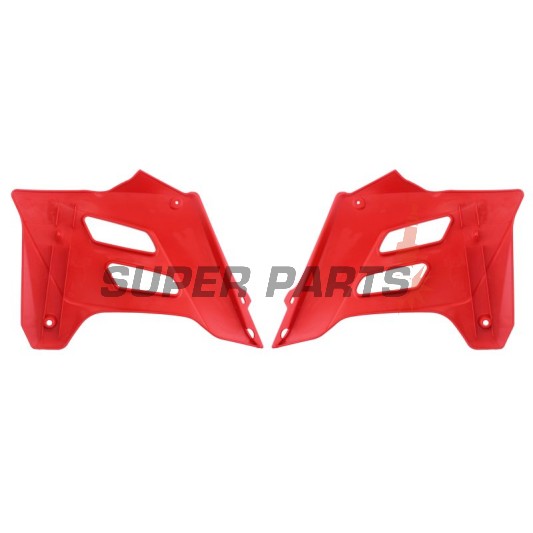 Μπροστινά πλαϊνά πλαστικά -POLISPORT- κόκκινα, GAS GAS EC 125-450 2005-2006