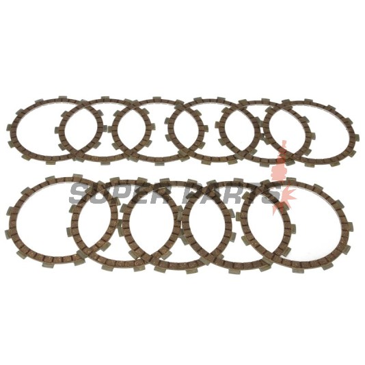Σετ δίσκων συμπλέκτη -TRW- MCC225-12, Kawasaki ZX-12R 1200 Ninja (2000-2006)