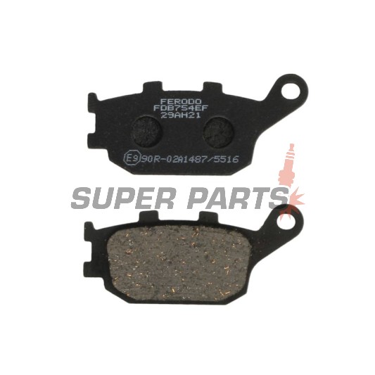 Τακάκια φρένων -FERODO- FDB754EF, Honda Hornet/CBF/CBR Fireblade/VTR, Suzuki V-Strom/Bandit/SV, Yamaha FZ1/FZ6/XJ6/R1/R6, Kawasaki Versys 1991-2019