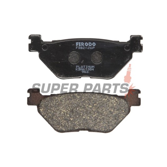 Τακάκια φρένων -FERODO- FDB2126P, Yamaha FJR 1300 2001-2002, XP T-Max 500/530 2001-2015