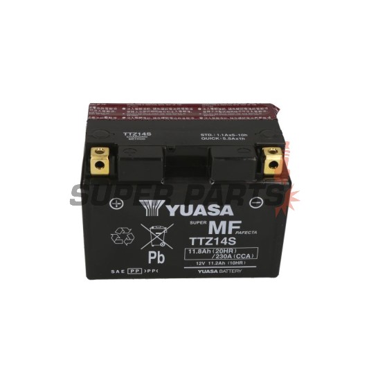 Μπαταρία -YUASA- TTZ14S, 12Ah 12V