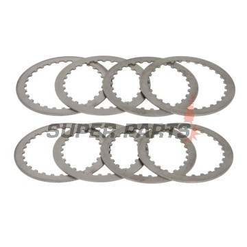 Σετ ατσάλινων δίσκων συμπλέκτη -TRW- MES501-8, Harley-Davidson Touring/Dyna/Softail/Road King/Electra Glide/Street Glide/Fat Boy/Heritage/Road Glide/Breakout/Night Train 1998-2017