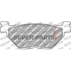 Τακάκια φρένων -FERODO- FDB2126EF, Yamaha FJR 1300 2001-2002, XP T-Max 500/530 2001-2015