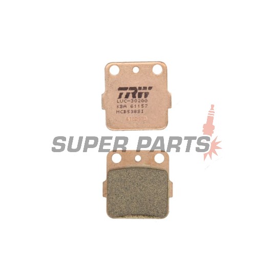 Τακάκια φρένων -TRW- MCB538SI, Honda ATC200/250R/350X, TRX250X/250EX/300EX/400EX Kawasaki KFX400/450R, KH100, KSF250 Mojave, KX80/85, KXF/XT Tecate 250 Suzuki RM65/125 (1978-2011)