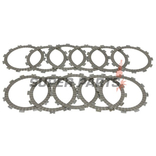 Σετ δίσκων συμπλέκτη -TRW- MCC705-11, Aprilia Pegaso 650 Trail (2006-2010), Honda VFR800 (2002-2009), VFR800A ABS (2002-2013), VFR800X Crossrunner (2011-2014)