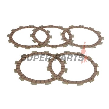Σετ δίσκων συμπλέκτη -FERODO- FCD0316, Husqvarna SM610/610S/610ie (1999-2010), Suzuki DR250S (1982-1987), GN250 (1982-2002), GW250 (2012-2017), GZ250 Marauder (1999-2008), TU250X (1997-2001), VL250 Intruder (2000-2007)